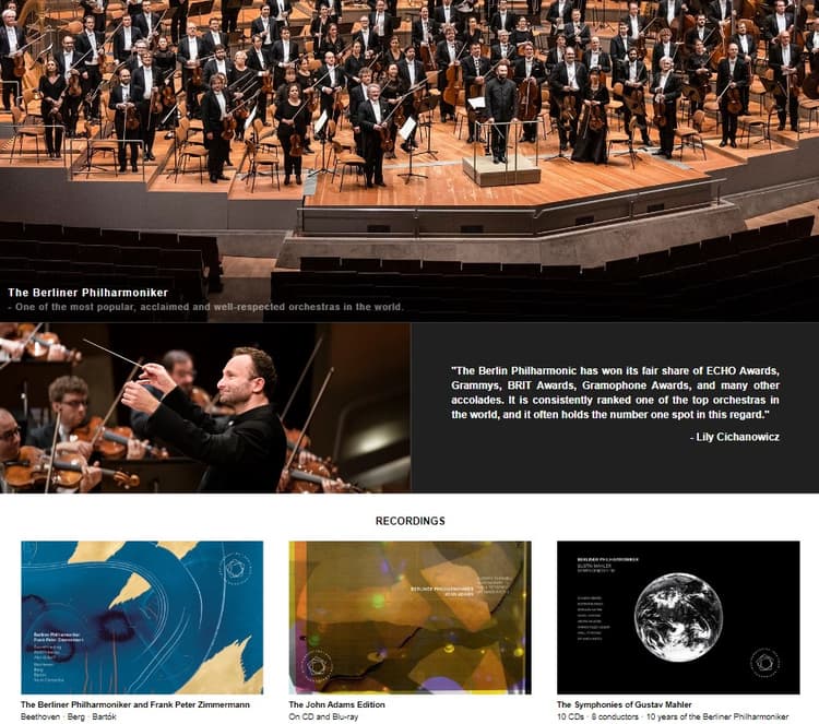 Institution Page - Berlin Philarmoniker